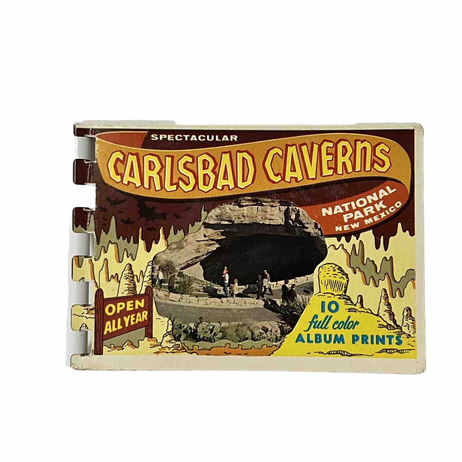 Vintage Carlsbad Caverns National Park New Mexico Souvenir Photo Album Booklet