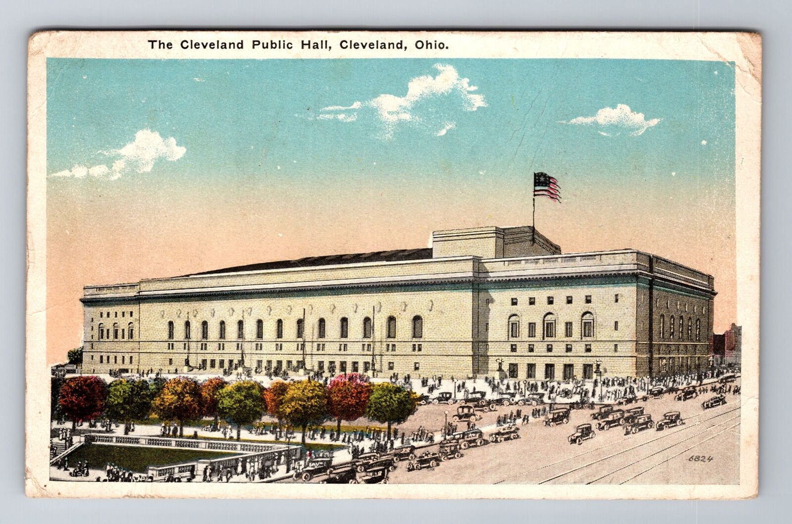 Cleveland OH-Ohio, Cleveland Public Hall, c1920 Antique Vintage Postcard