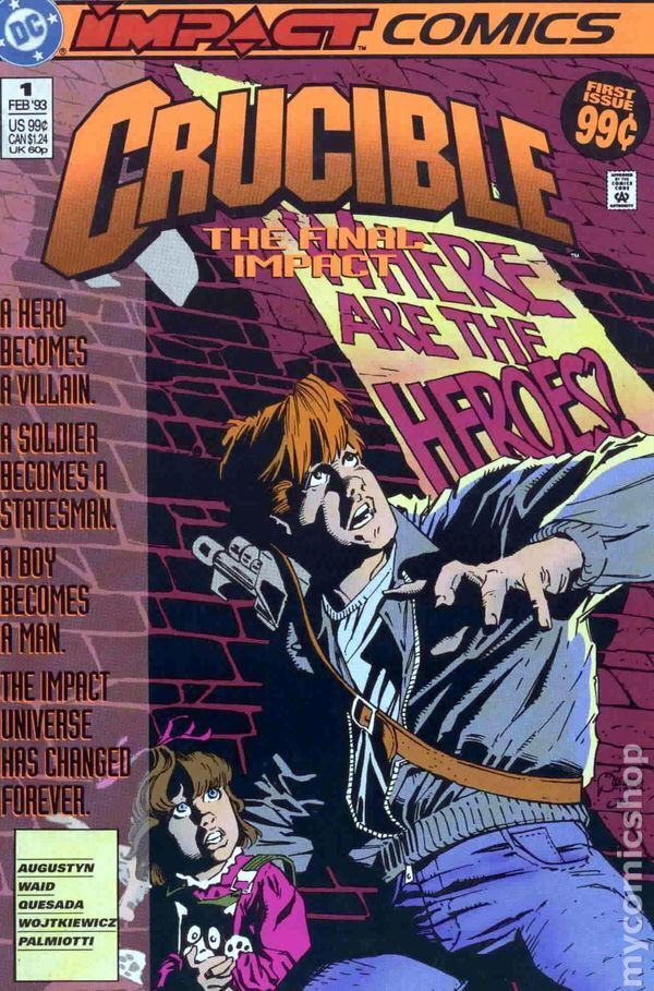Crucible #1 VG 1993 Stock Image Low Grade