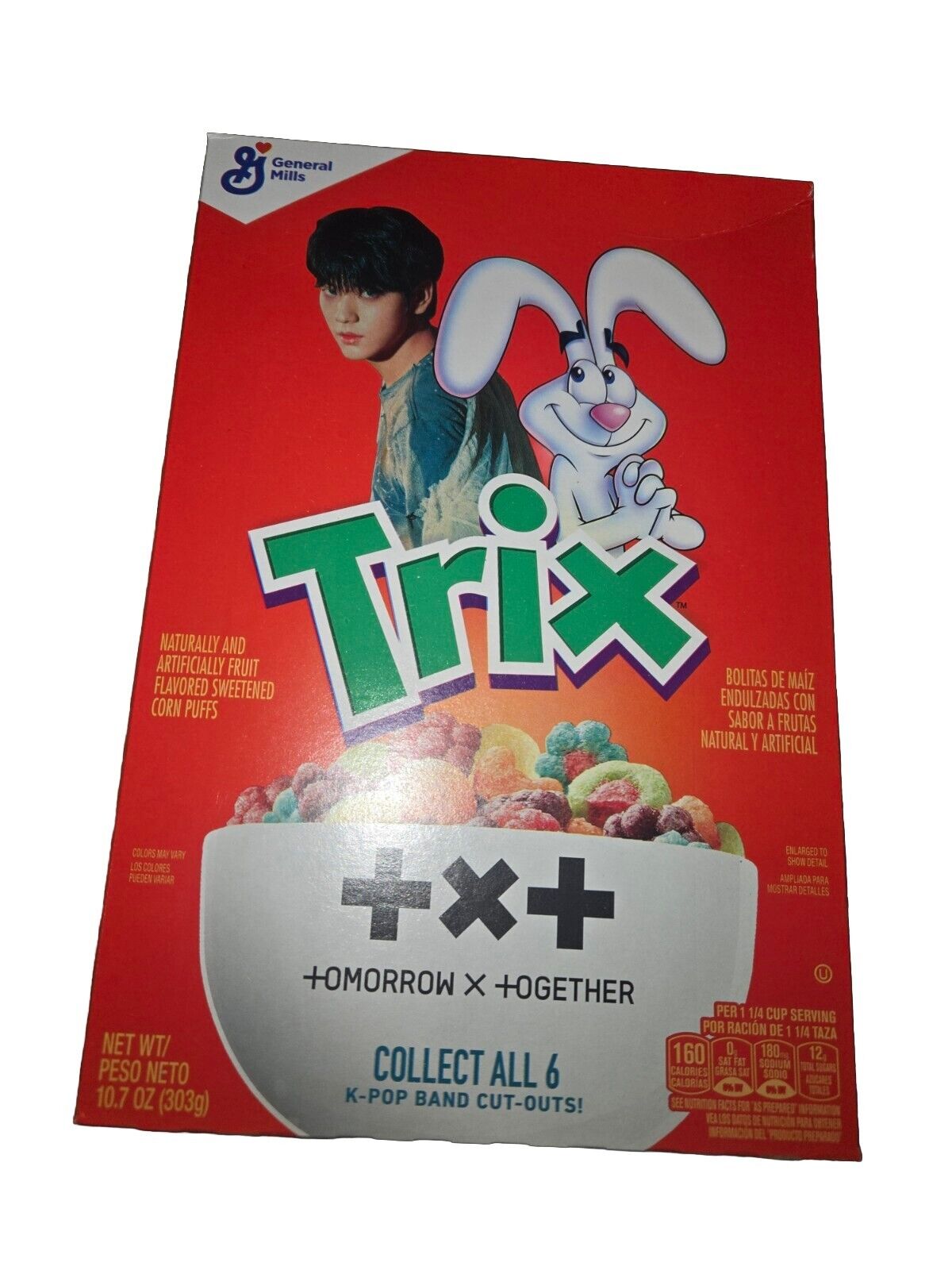 Txt Trix Cereal Soobin K-Pop Tomorrow X Together Limited Edition 10.7 OZ Box