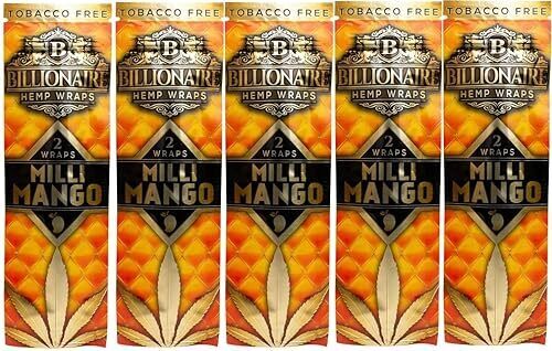 Billionaire H Wraps Milli Mango (5 Packs of 2)