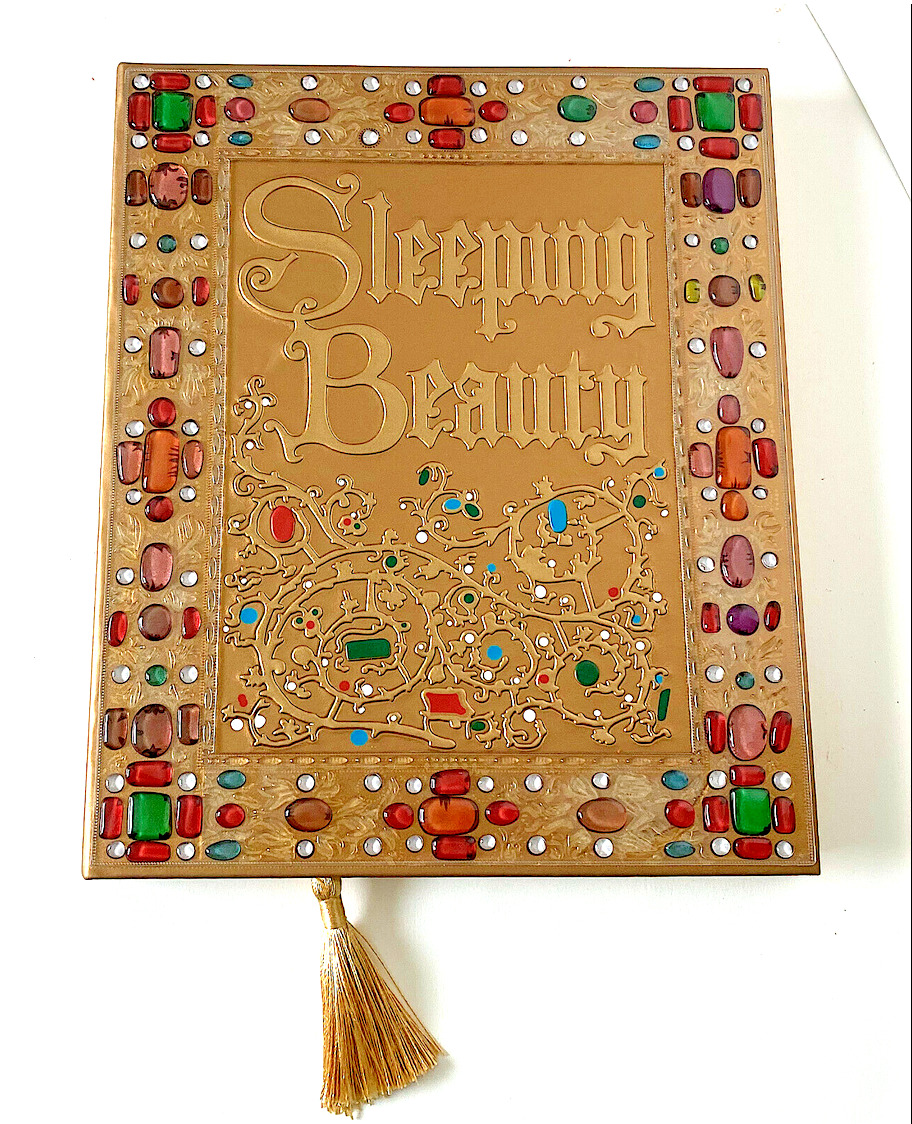 Disney Parks Sleeping Beauty 9 x 11 inch Storybook Style Journal Blank Book NEW