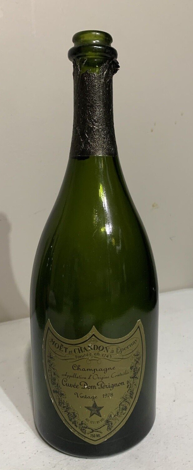 Vintage 1978 Moet&Chandon Cuvee Dom Perignon Champagne Empty Bottle