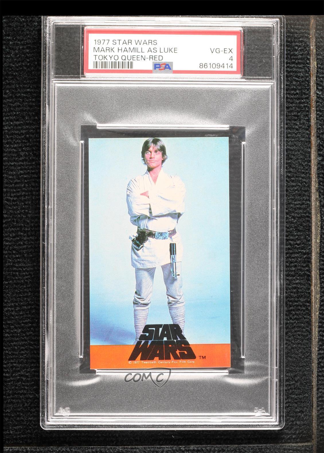 1977 Tokyo Queen Star Wars Japanese Red Mark Hamill Luke Skywalker as PSA 4 07yc
