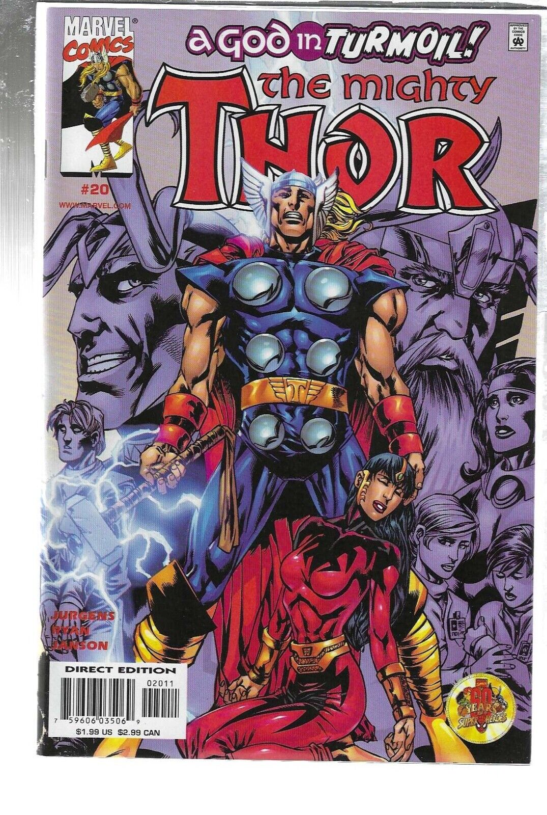 The MIGHTY THOR \'98-2000 lot of 4 (1st ROUGH CUT,20,29, \'99 annual) 9.6/NM+