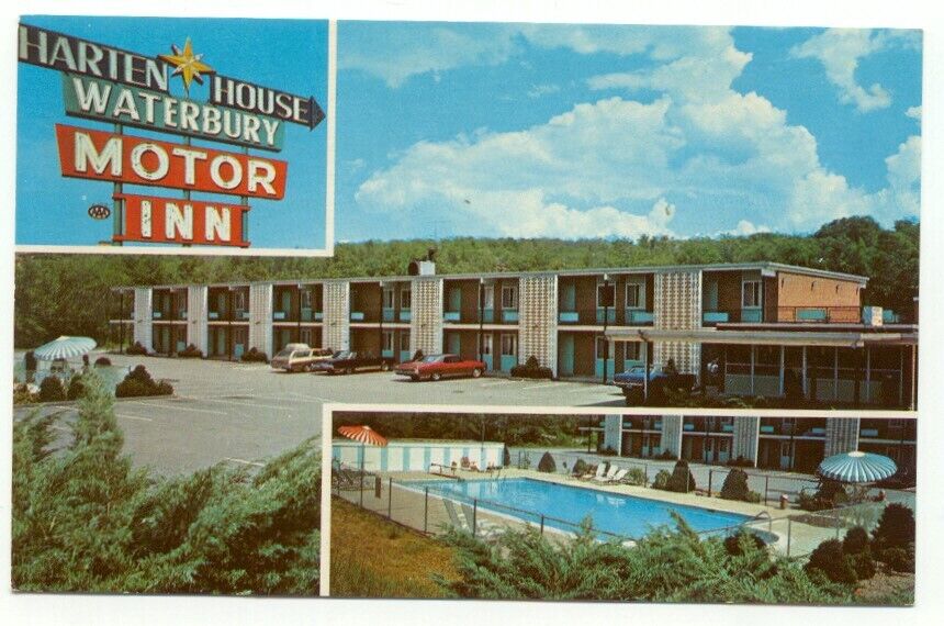 Waterbury CT - Waterbury Motor Inn Postcard Connecticut