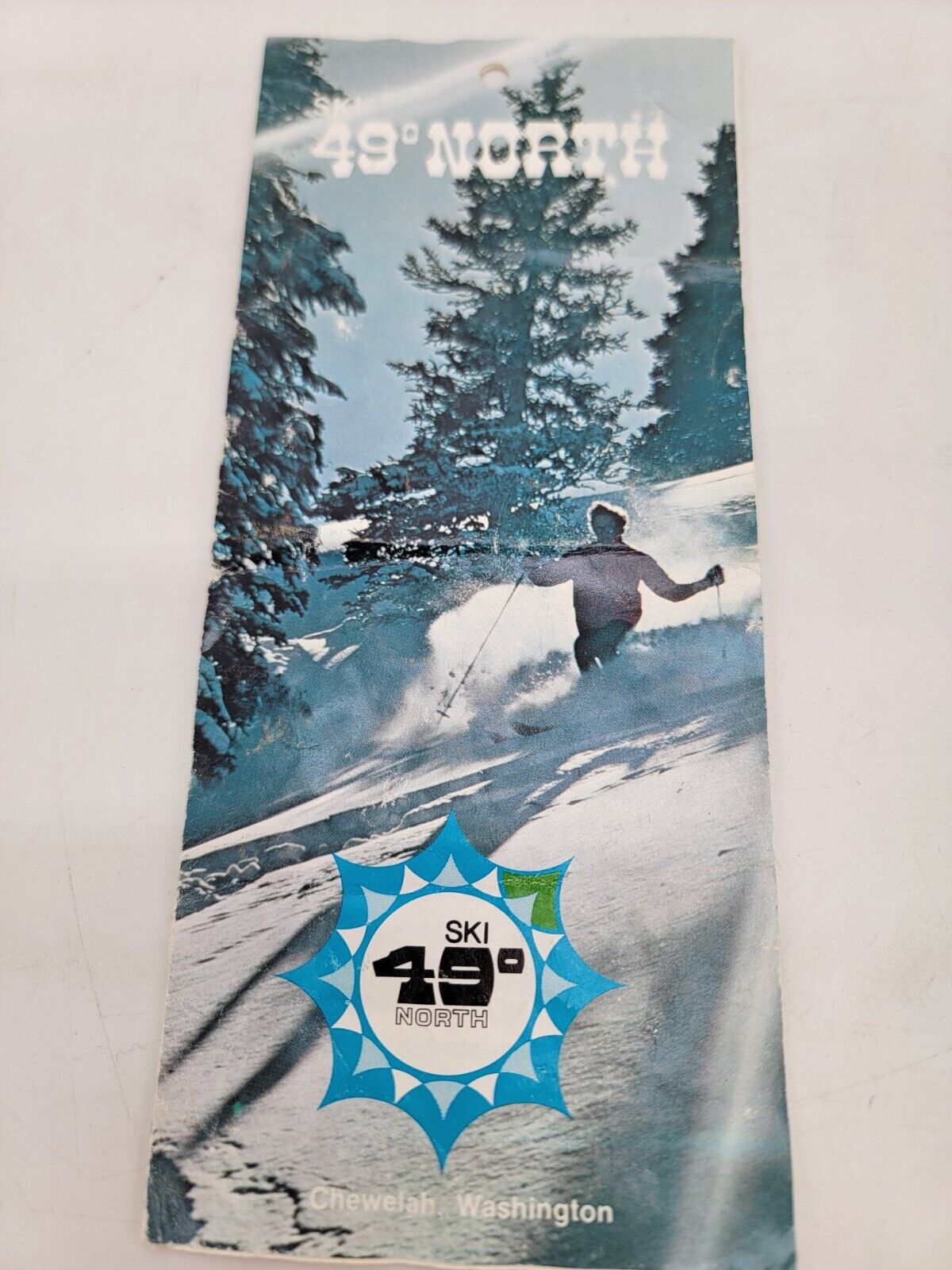 Vintage 1980 Ski 49 Degree North Chewelah Washington Pamphlet Brochure