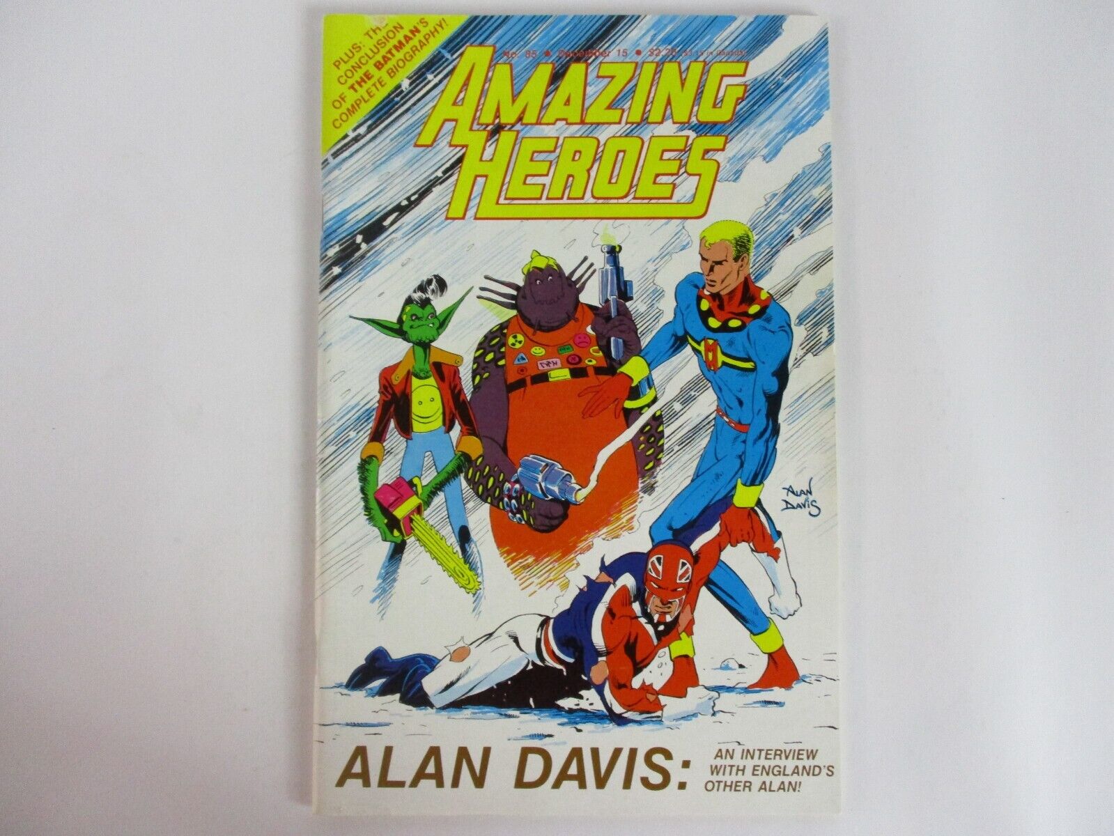Fantagraphics AMAZING HEROES #85 December1985 LOOKS GREAT