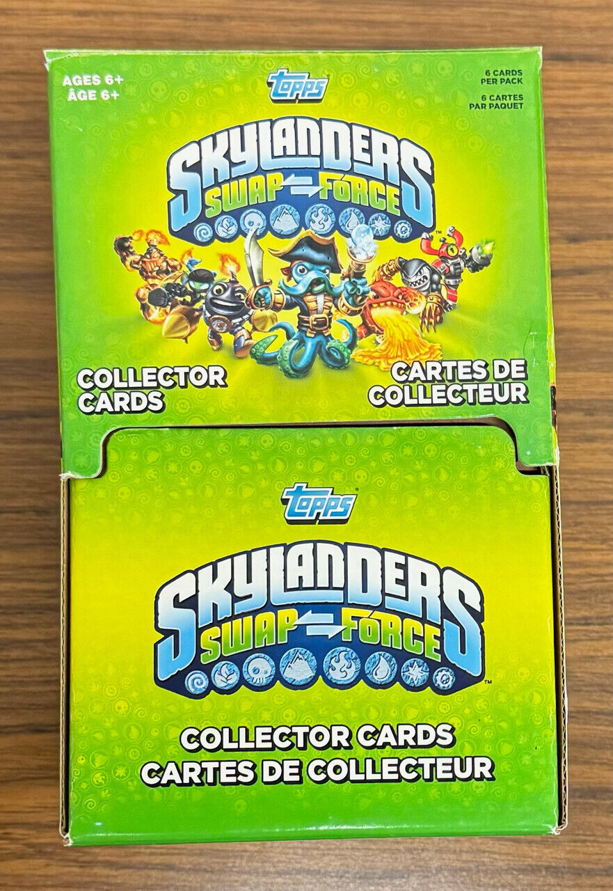2013 Topps Skylanders Swap Force Collector Cards Gravity Feed Box