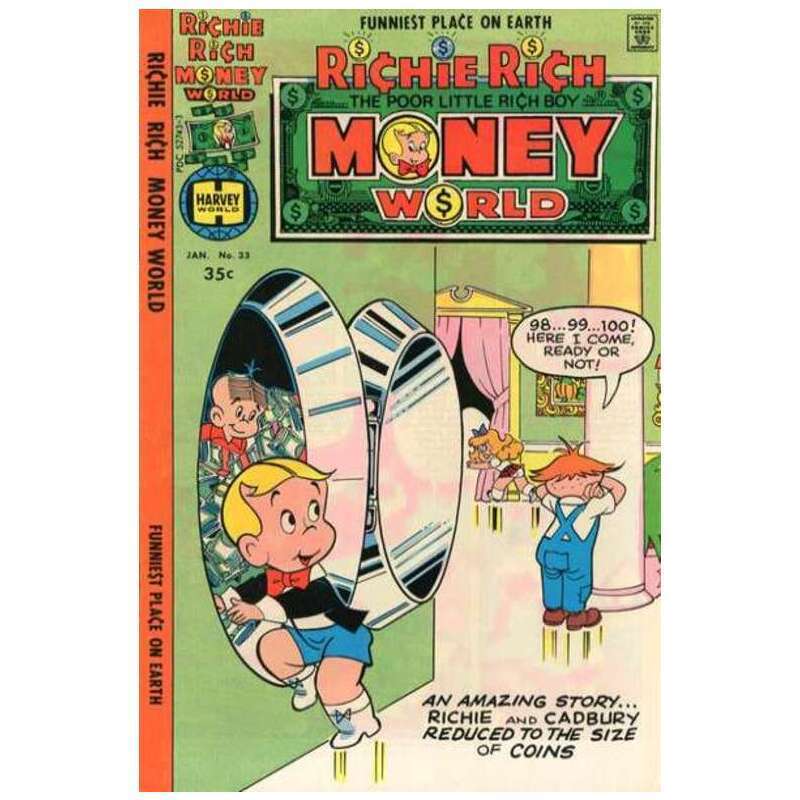 Richie Rich Money World #33 in Fine minus condition. Harvey comics [e{