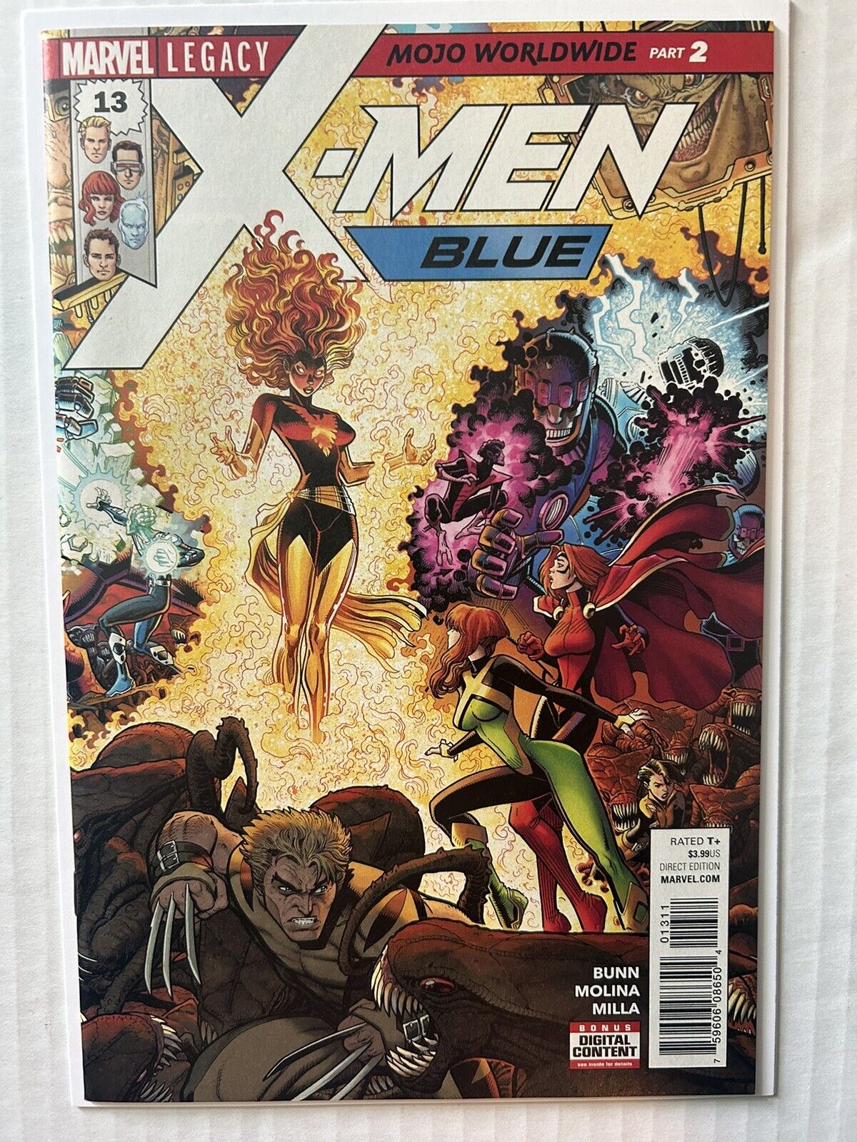 X-MEN: BLUE #13 - ARTHUR ADAMS COVER - MARVEL LEGACY - MARVEL COMICS/2017