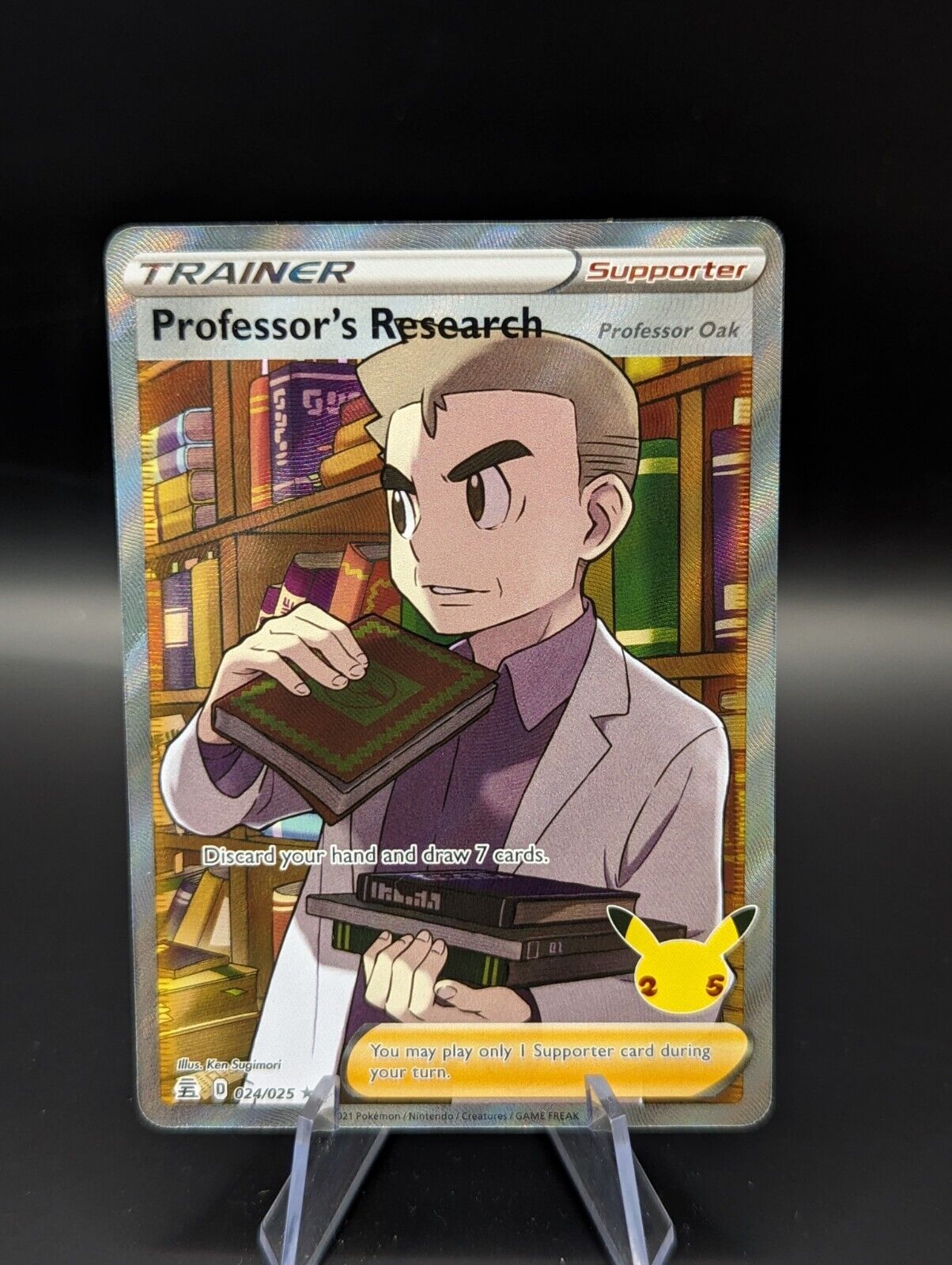 PROFESSOR\'S RESEARCH 024/025 CELEBRATIONS HOLO Pokemon #804