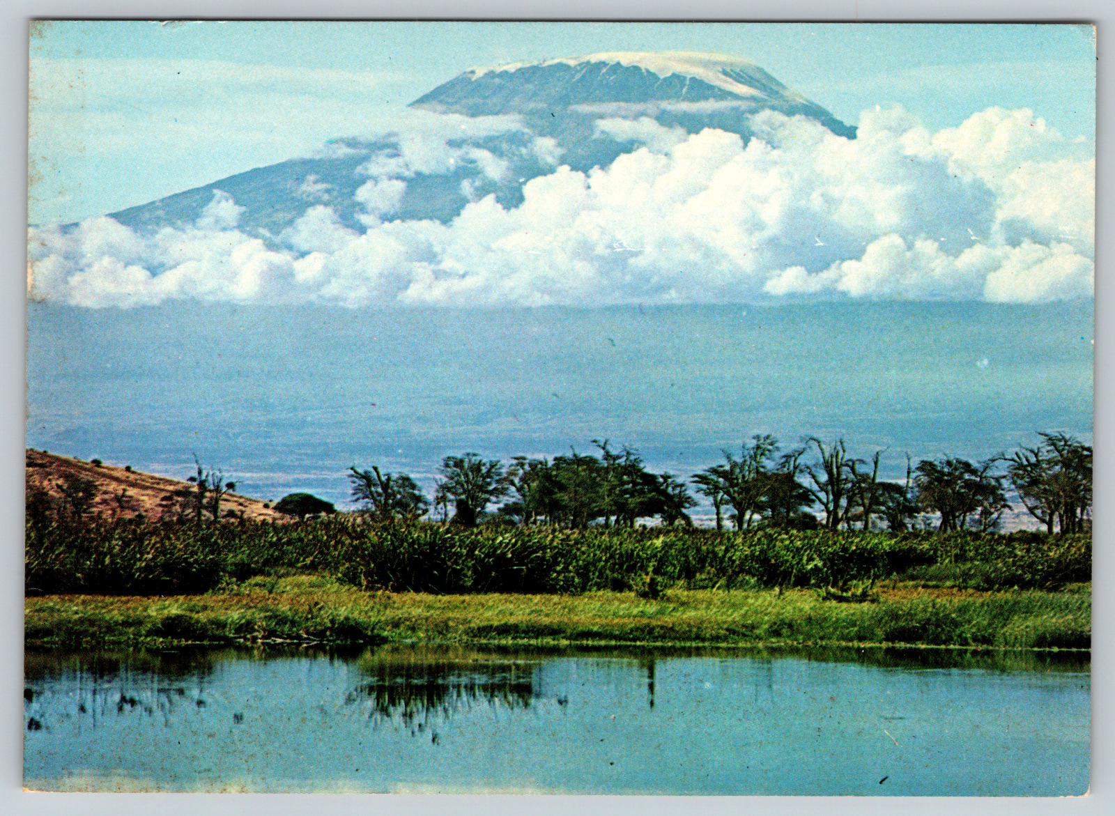 c1970s Mount Kilimanjaro View Vintage Postcard