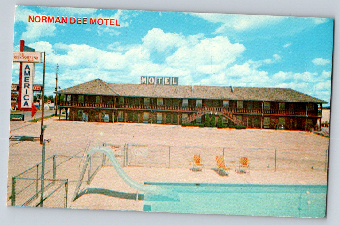 Postcard Norman Dee Motel Rolla Missouri 1980s Color Cable TV
