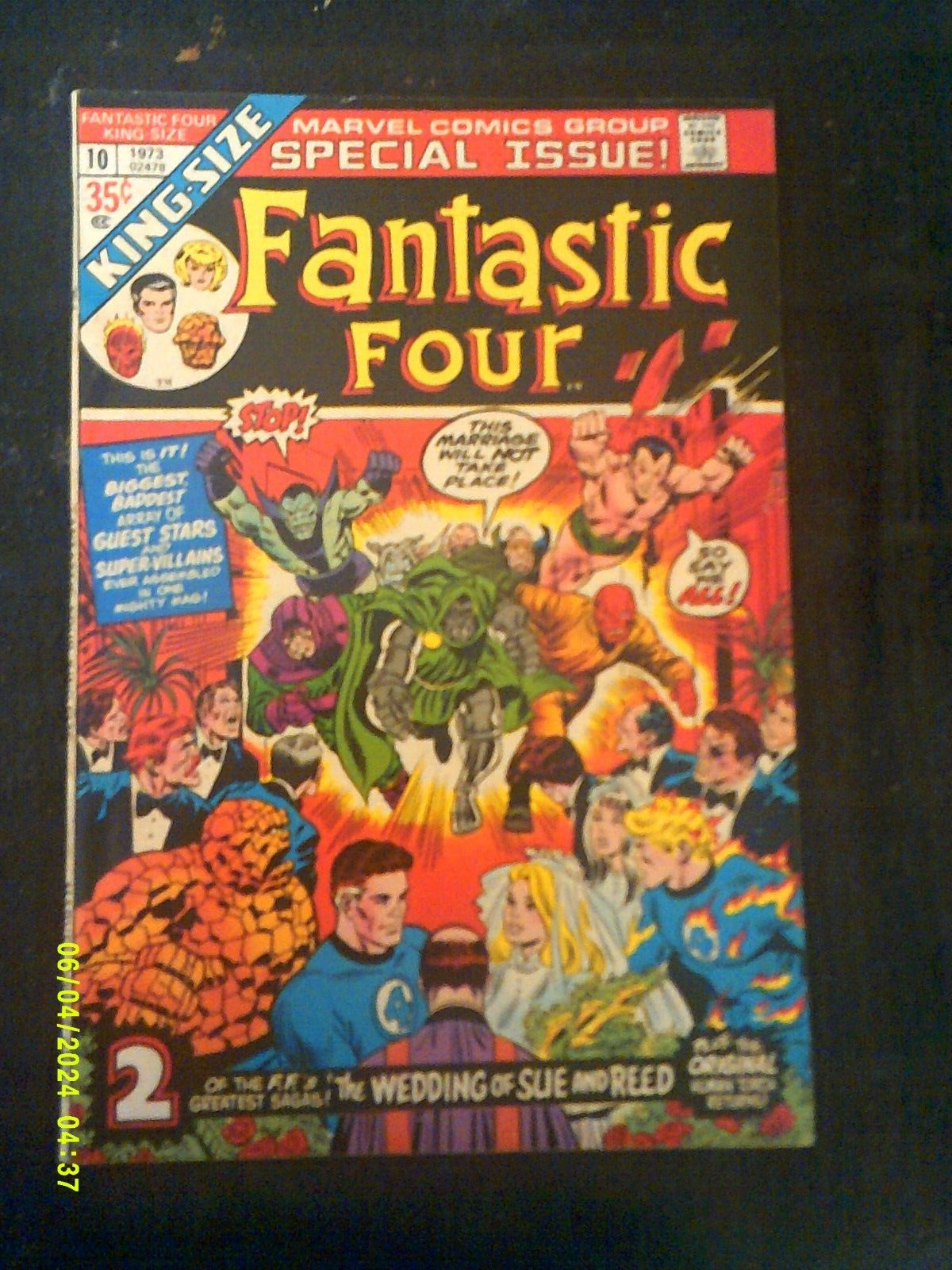 Fantastic Four King Size # 10 (Marvel, 1973) Good Condition