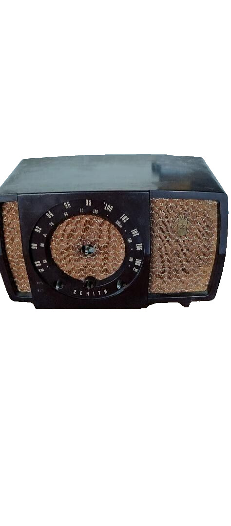MCM Vintage Bakelite 1952 Zenith AM FM Tube Radio Model H723Z2 USA