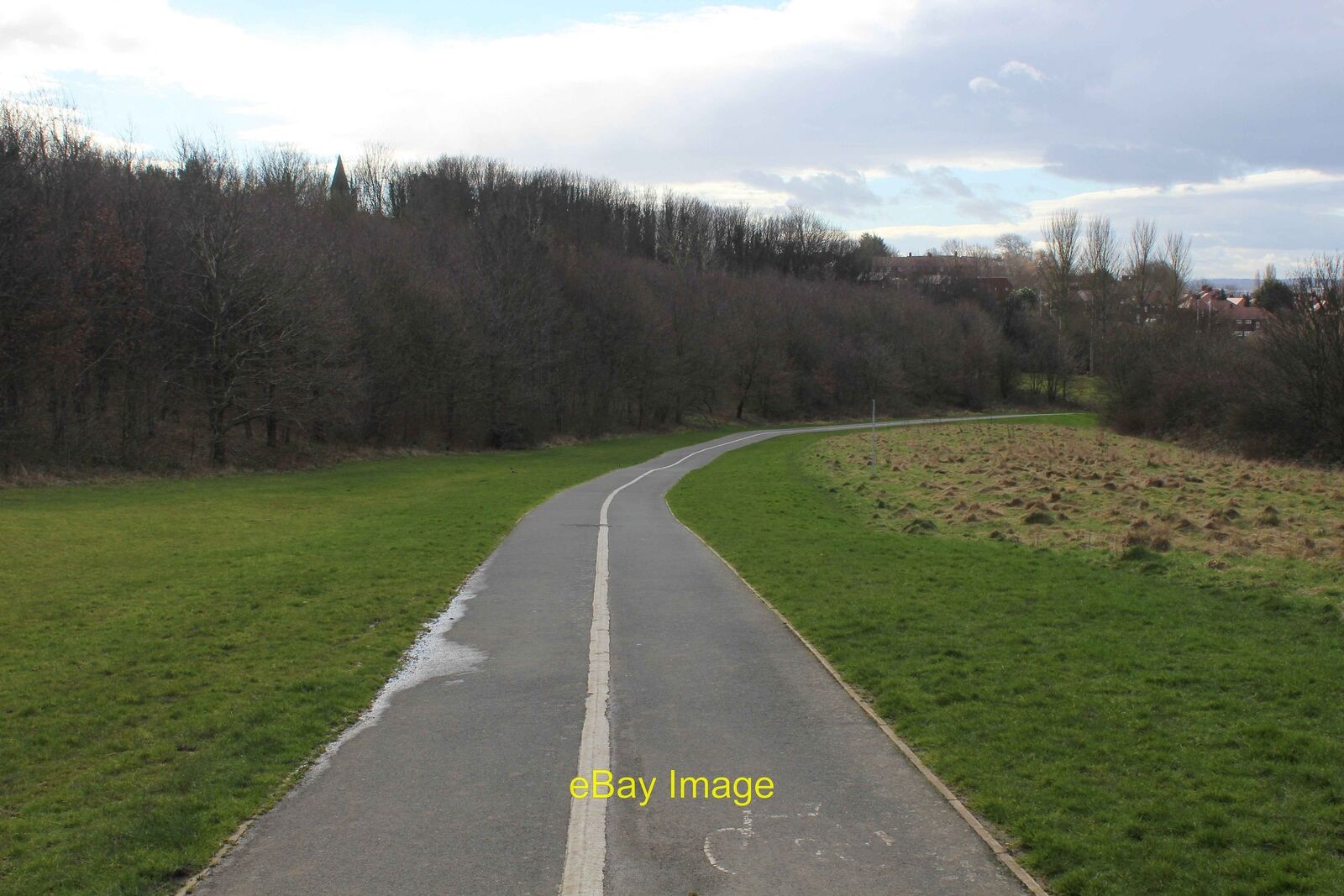 Photo 12x8 Cycleway and Footpath in Primrose Valley Park Halton\\/SE3433 Wi c2022