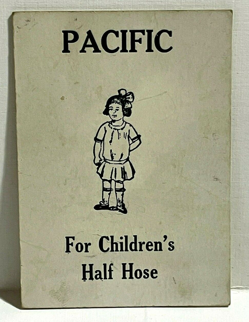 Pacific Children\'s Half Hose Clothing Store Victorian Trade Card 1880-1890s