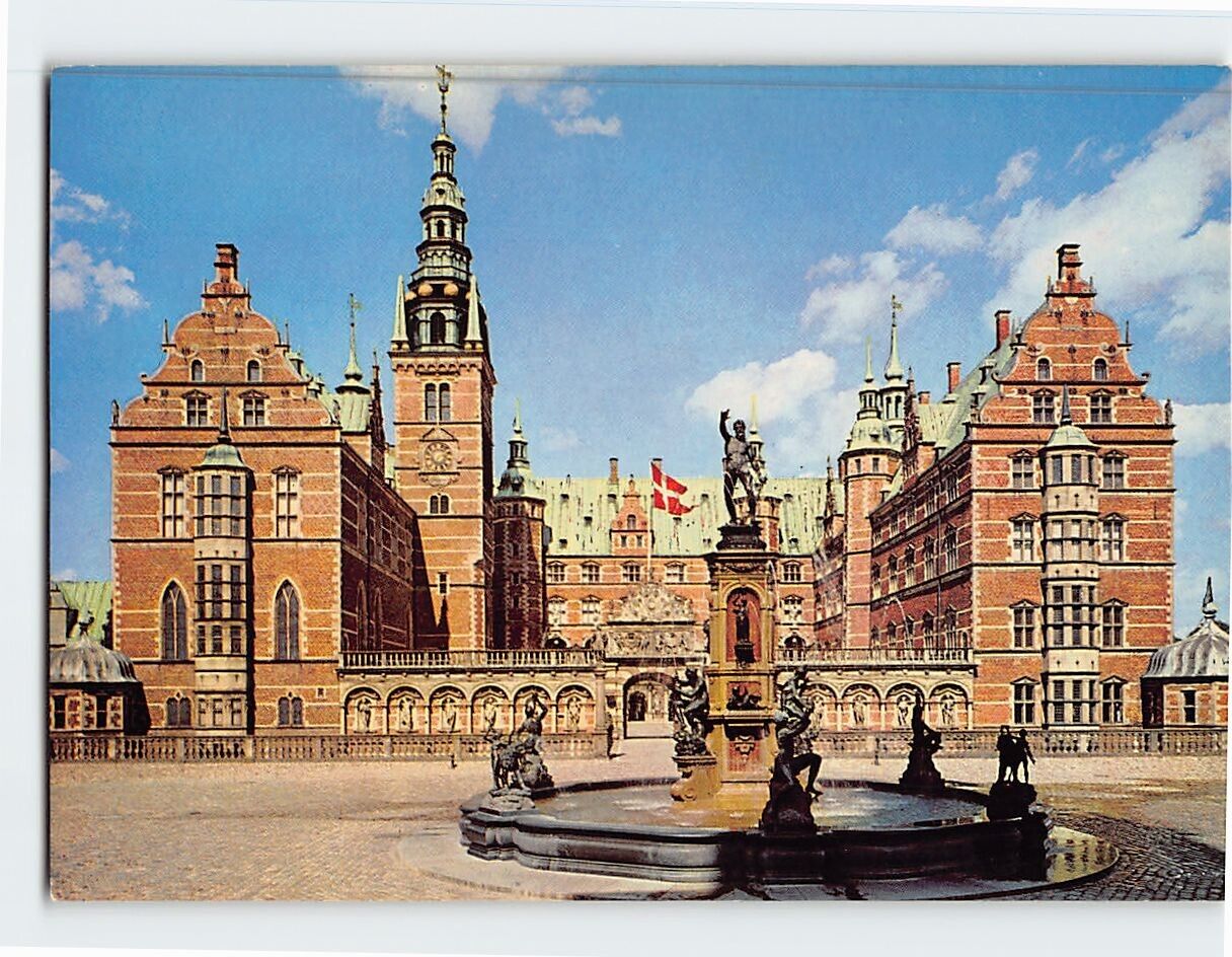 Postcard Frederiksborg Castle Hillerød Denmark