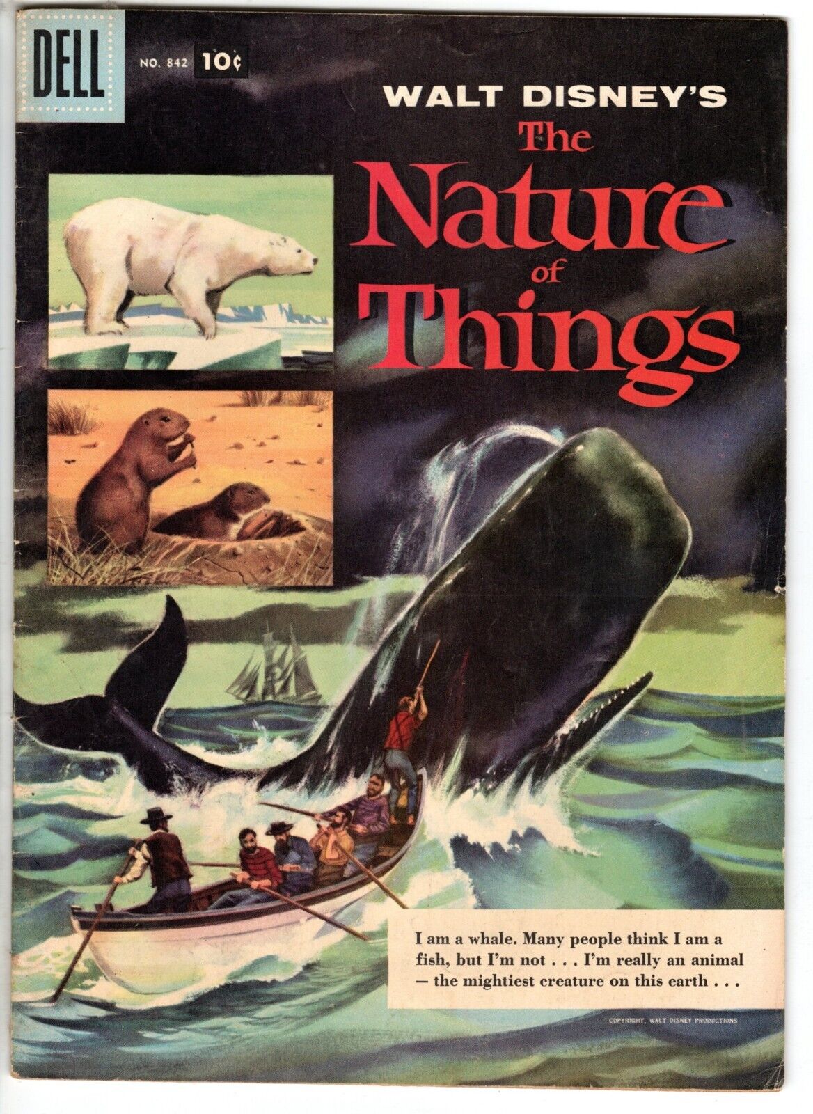 Four Color #842 Featuring Walt Disney\'s Nature of Things, Fine Condition