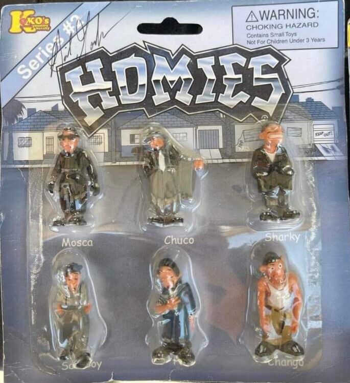 Homies Series 2 On Blisters Cards Signature By David Gonzales Inventor Of Homies