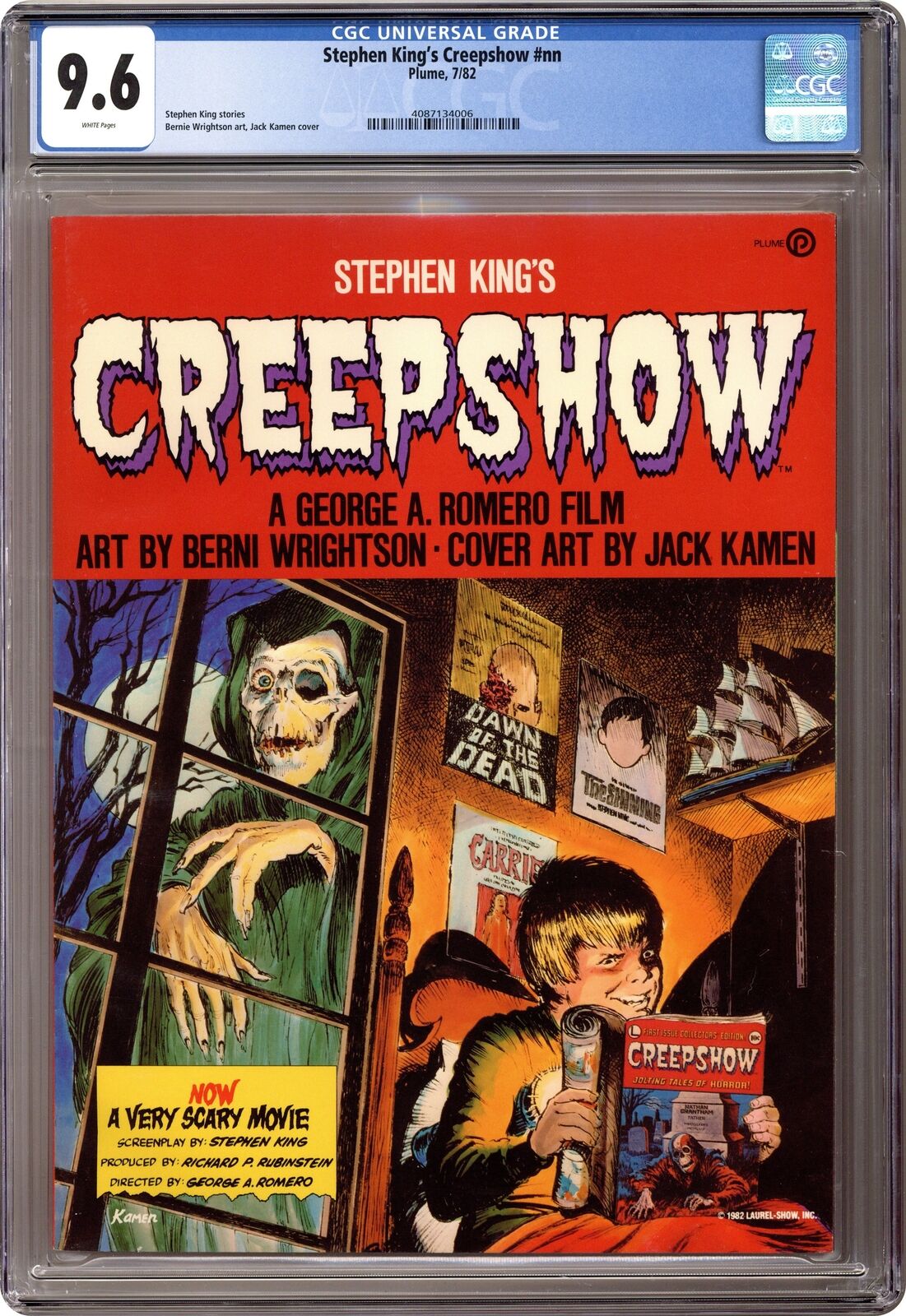 Creepshow GN Stephen King's #1-1ST CGC 9.6 1982 4087134006