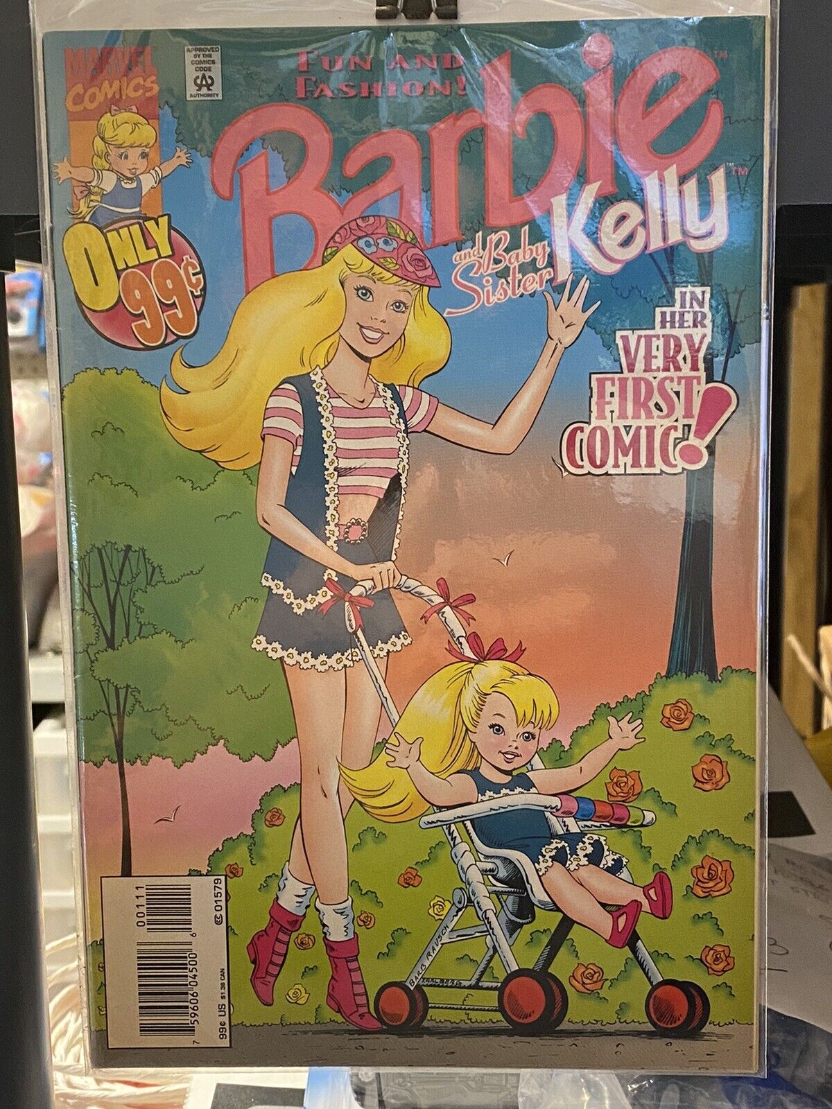 Barbie & Baby Sister Kelly Comic Book Vol1 #1 1995