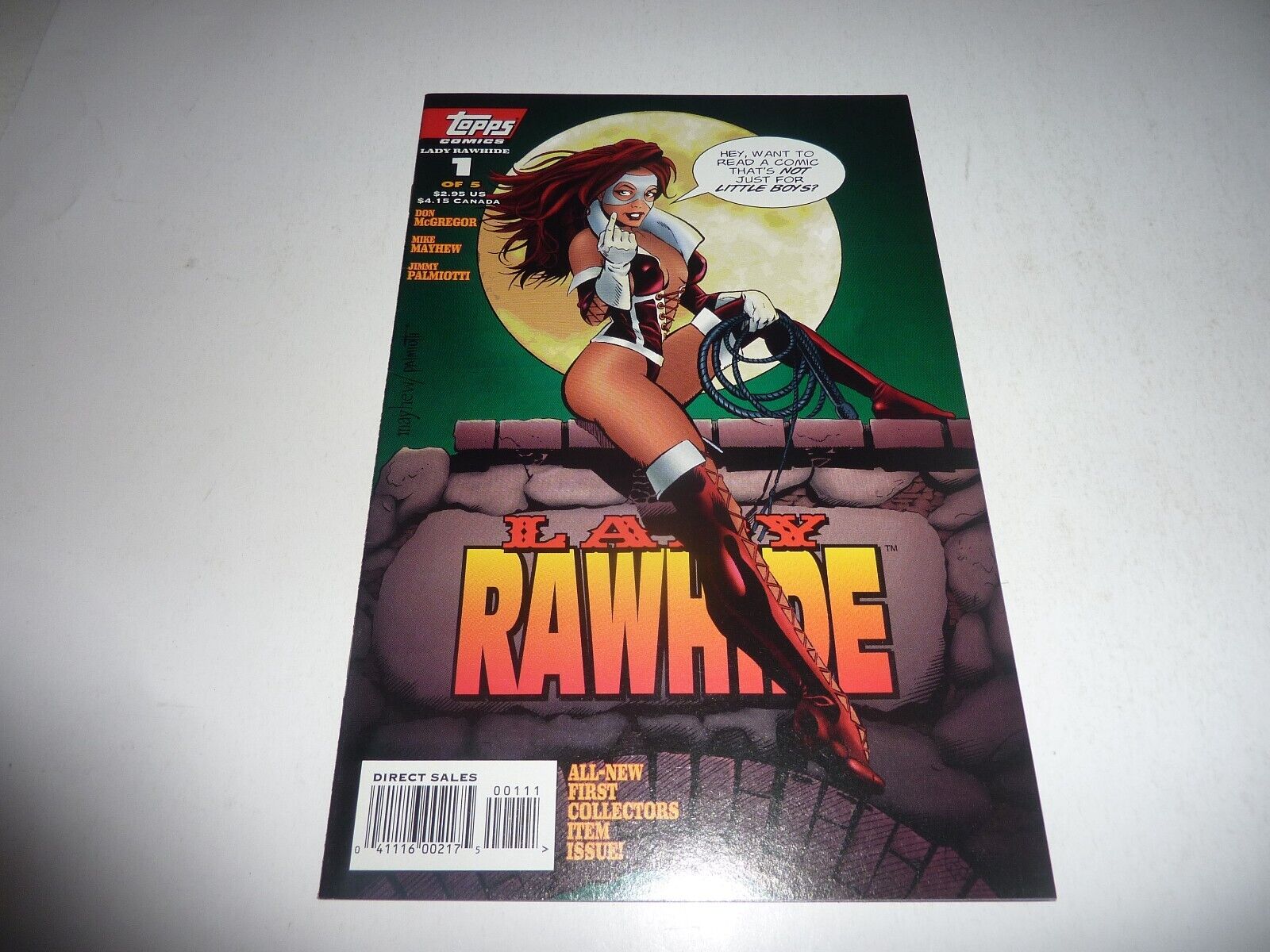 LADY RAWHIDE #1 Topps Comics 1995 1st Print VF/NM Unread Copy McGregor Palmiotti