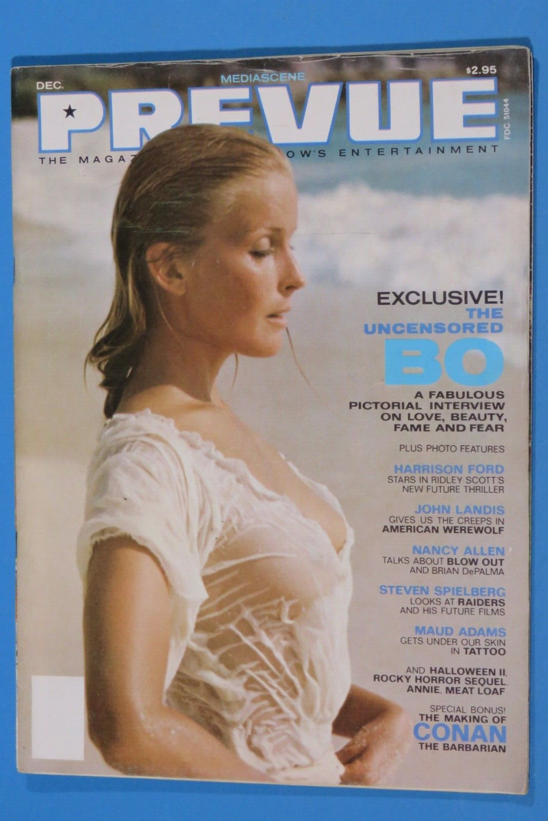 Prevue Magazine 1981 Bo Derek Exclusive For Mature Readers Only