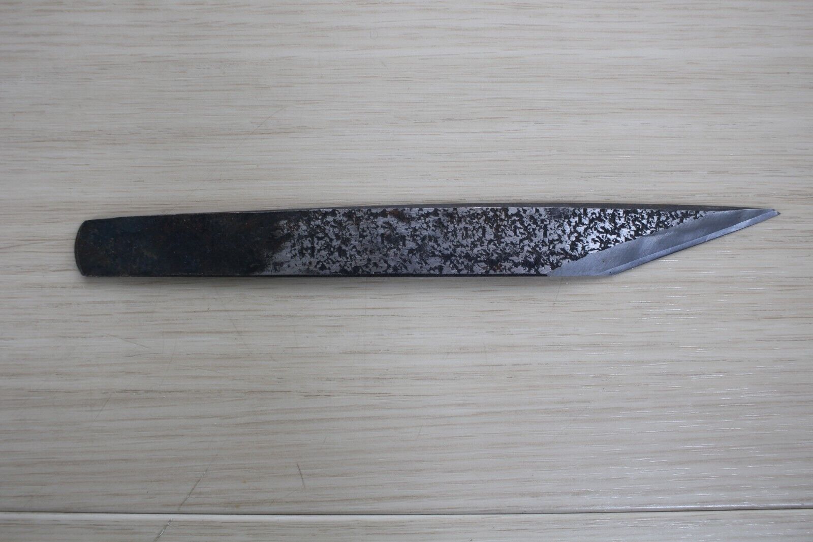 Vintage Kiridashi  Hammered pattern Japanese work knife \