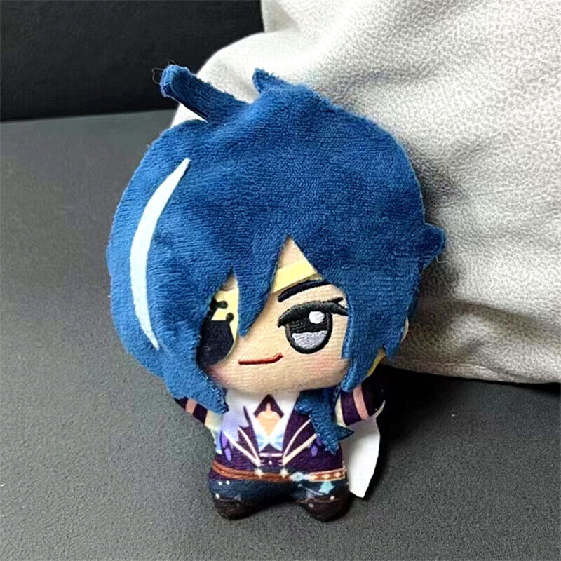 10cm Genshin Impact Kaeya Plush Doll Hanging Toy Stuffed Keychain Pendant 4\'\'