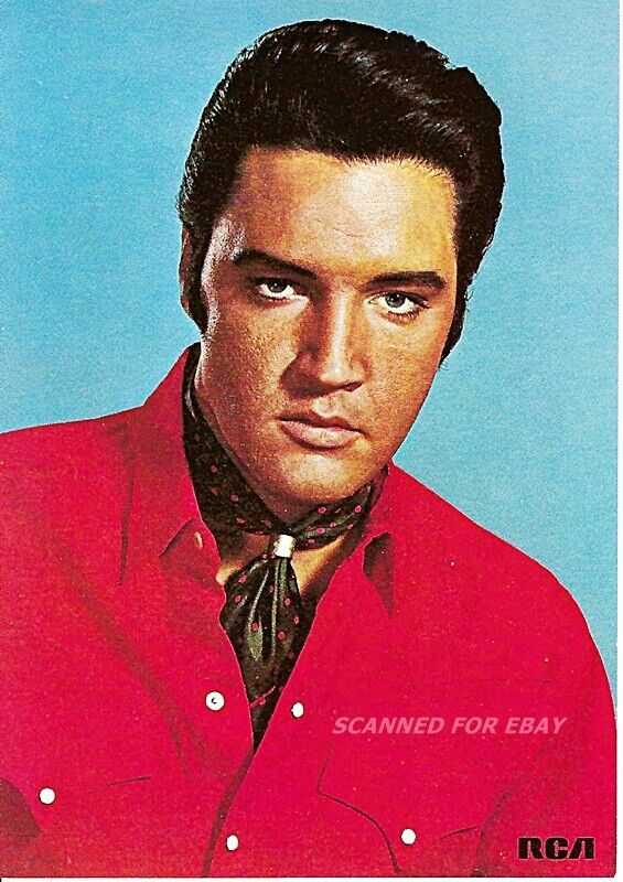 Elvis Postcard RCA 1970\'s Promotional Grande Traveltime Product