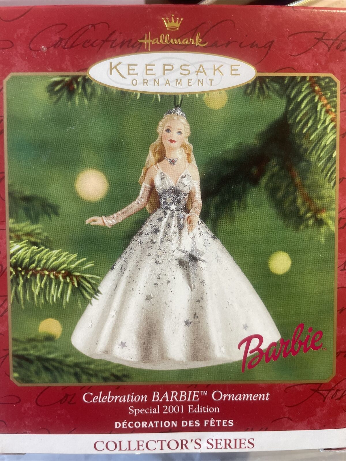 Hallmark Keepsake Ornament Celebration Barbie Special 2001 Edition Christmas