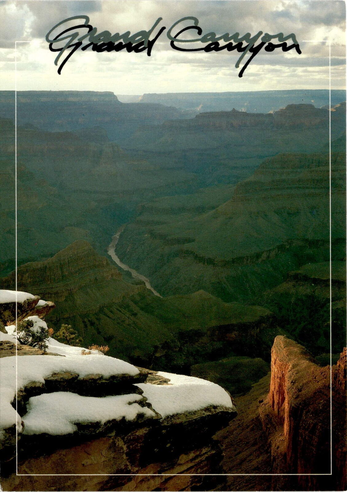Grand Canyon, Colorado River, Mohave Point, Arizona, Ed Cooper, Impact Postcard
