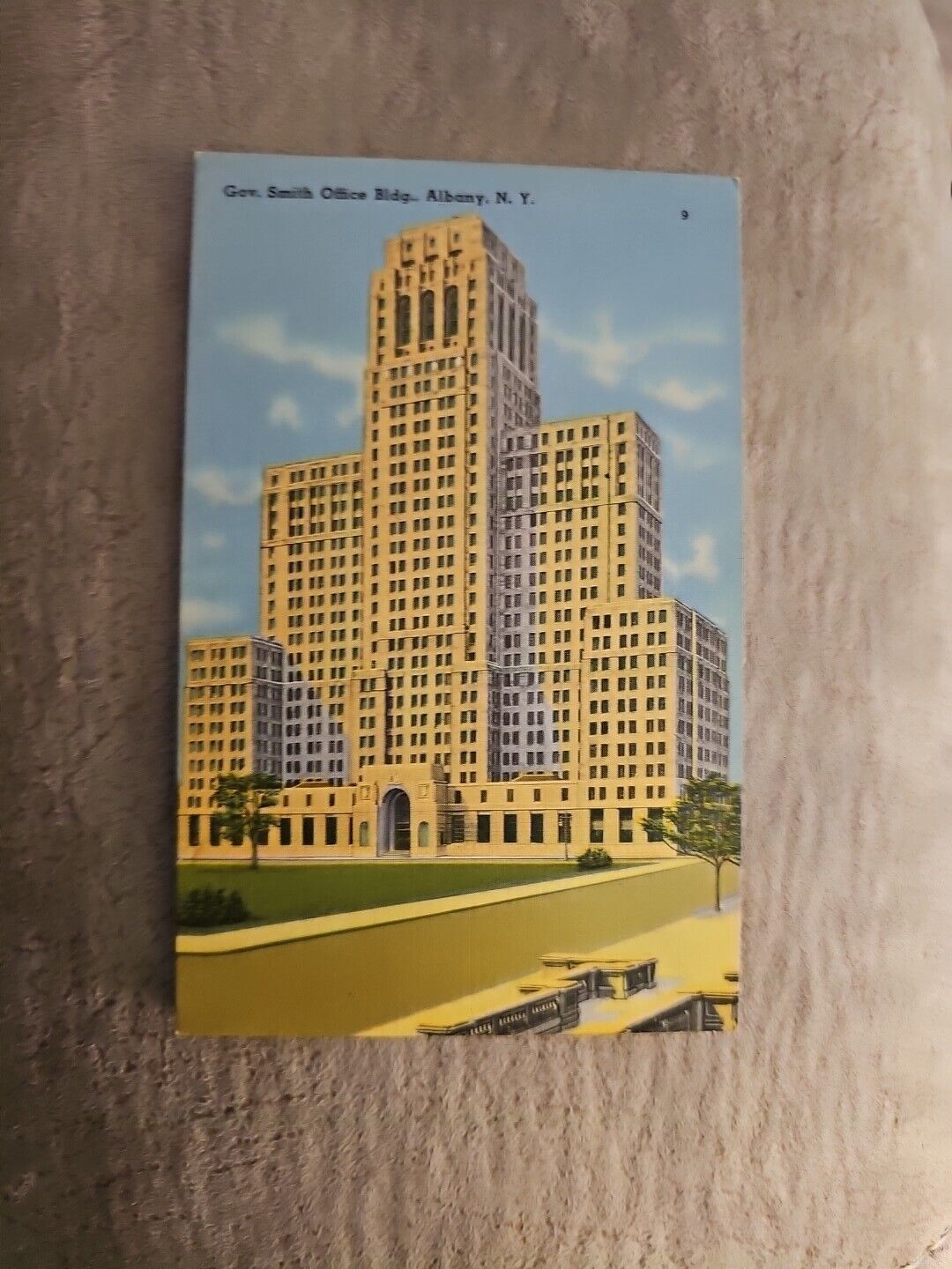 Postcard - Gov. Smith Office Bldg, Albany, NY