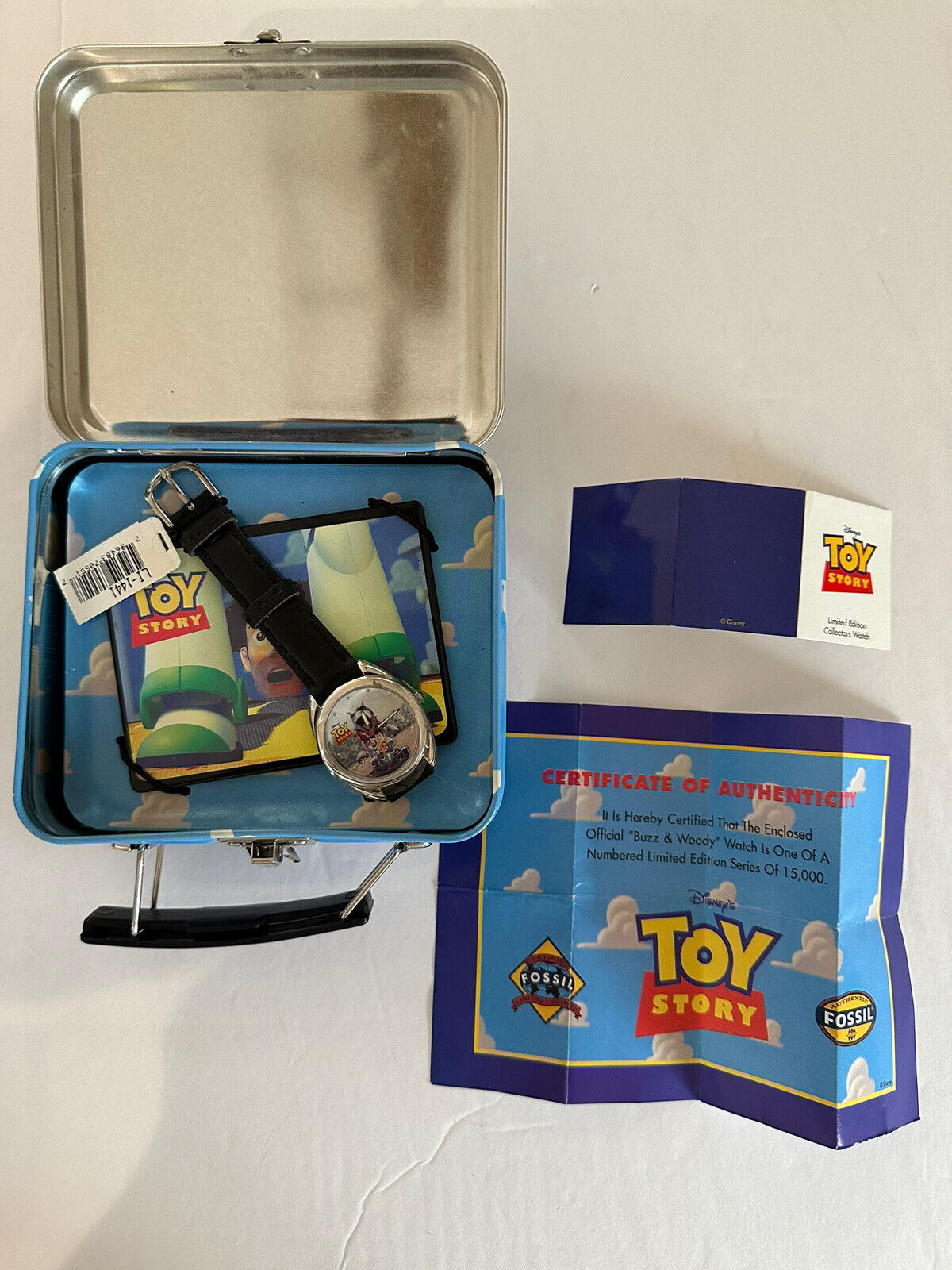 NEW, NMINT, DISNEY TOY STORY FOSSIL Ltd. Edition Collector Watch 10,004/15,000.
