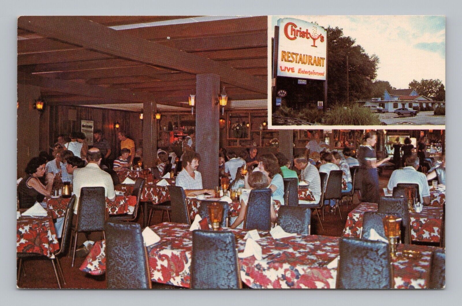 Postcard Christy\'s Restaurant near Myrtle Beach South Carolina