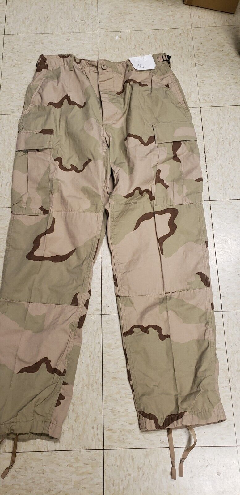 US Military Issue Desert DCU Camouflage Combat Pants Trousers Size medium regula