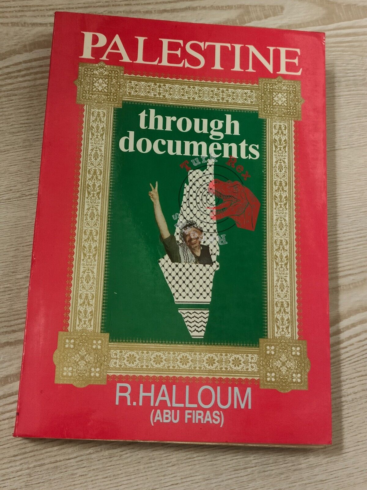 PALESTINE THROUGH DOCUMENTS - R. HALLOUM BOOK with many MAPS PHOTOS MIDDLE EAST