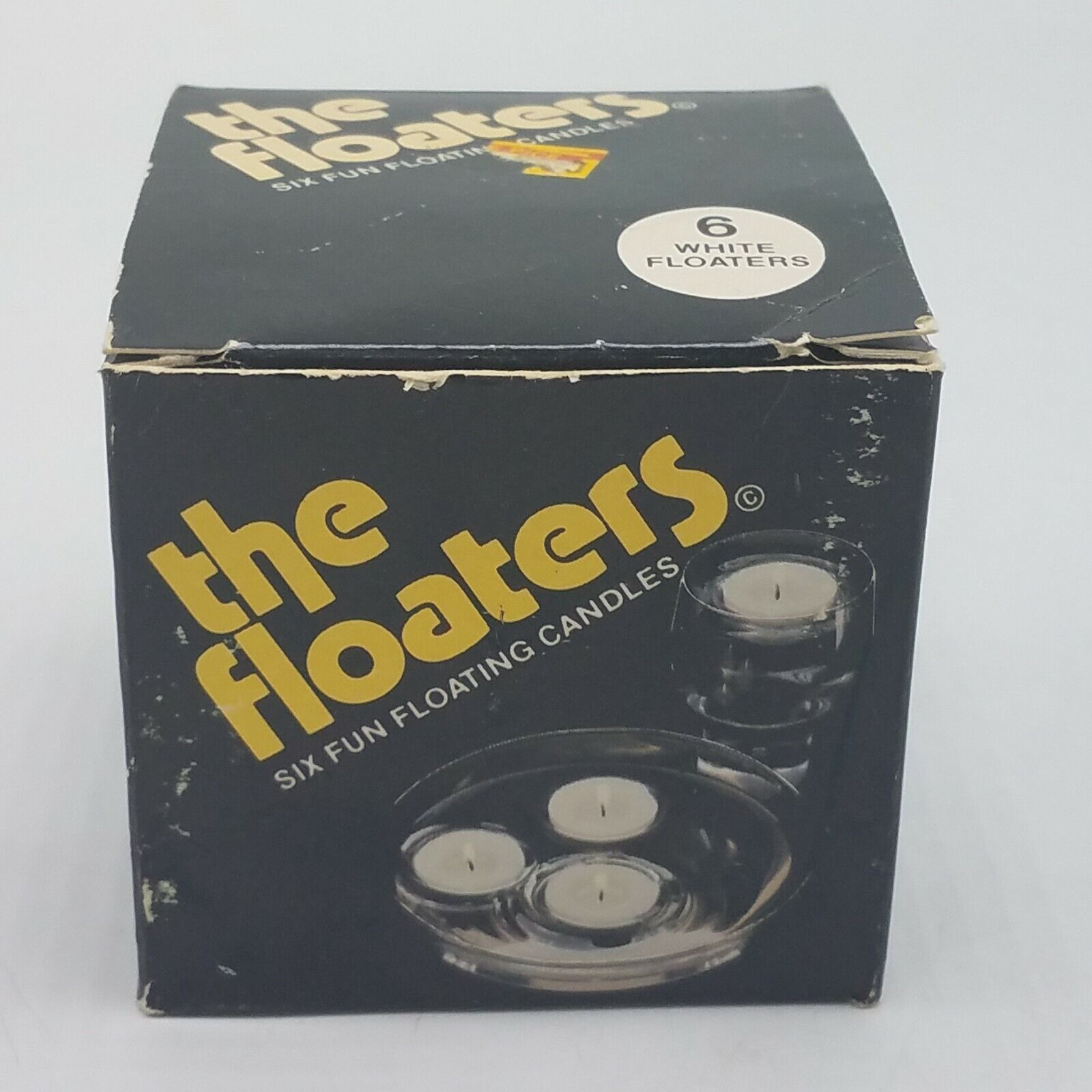 Vtg 1976 The Floaters Candles Un-Candle Colonial Candle Of Cape Cod NOS New