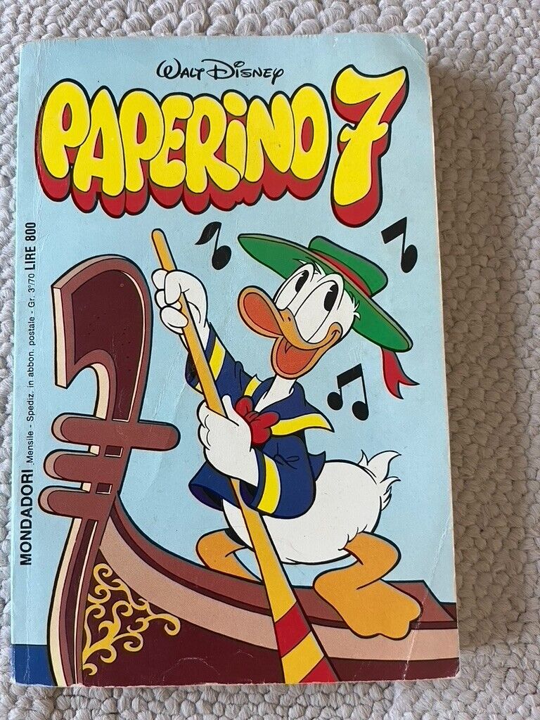 Italian Comic RARE Walt Disney Collerctors Paperino 7 #53 (1981)