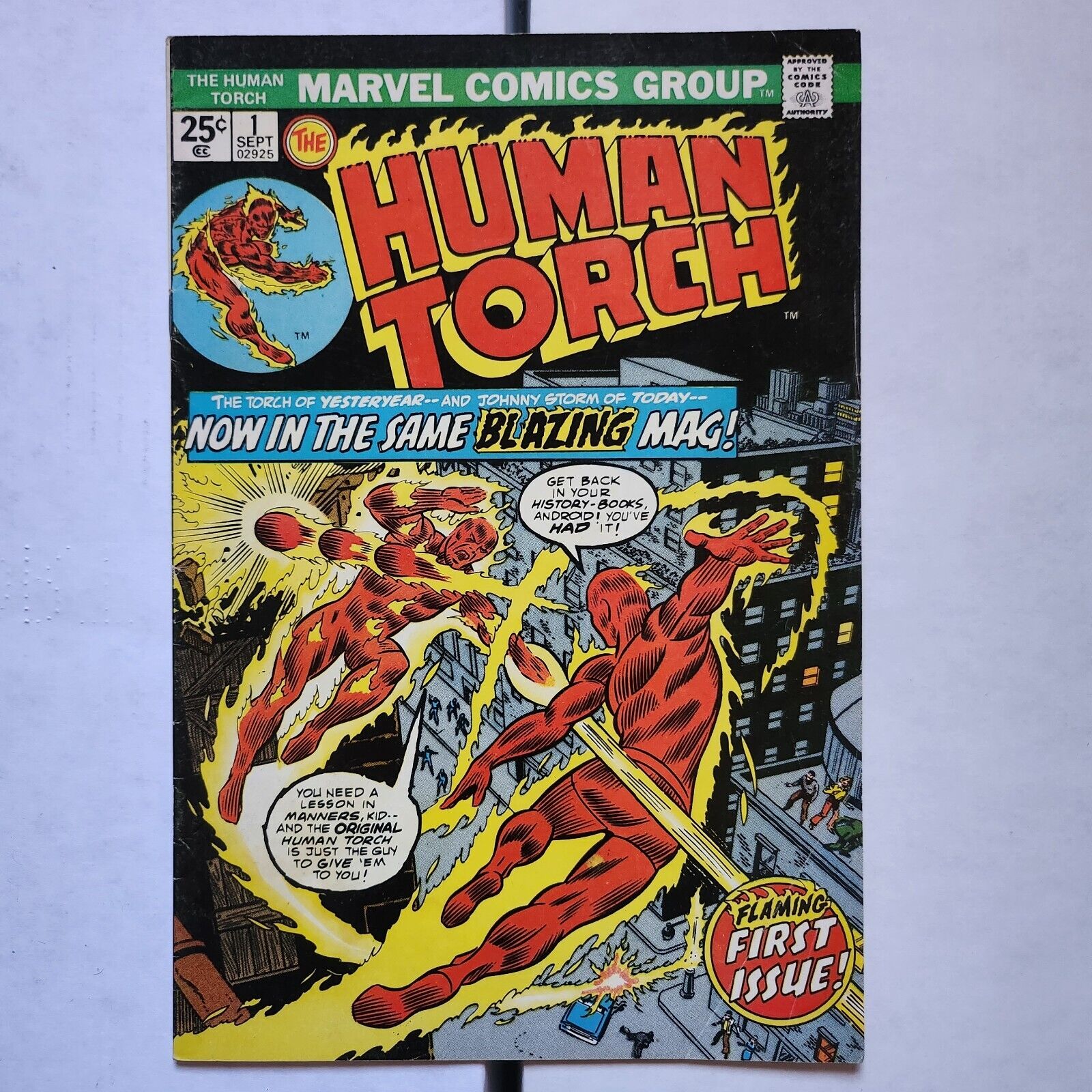 The Human Torch #1 (1974) - Marvel Comics - Stan Lee, Jack Kirby, John Romita