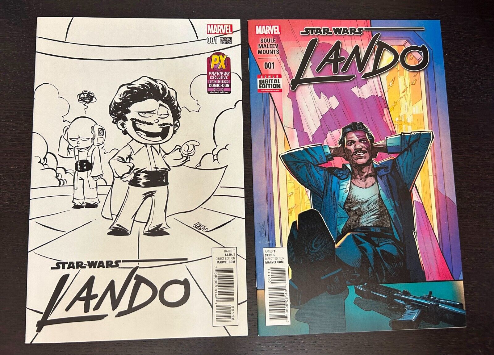 STAR WARS LANDO #1 (Marvel Comics 2015) -- 1st Print + Skottie Young VARIANT