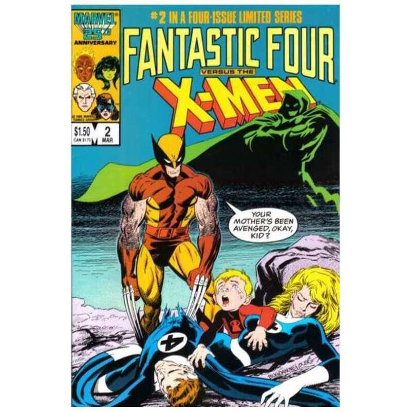 Fantastic Four vs. the X-Men #2 in Near Mint condition. Marvel comics [w}