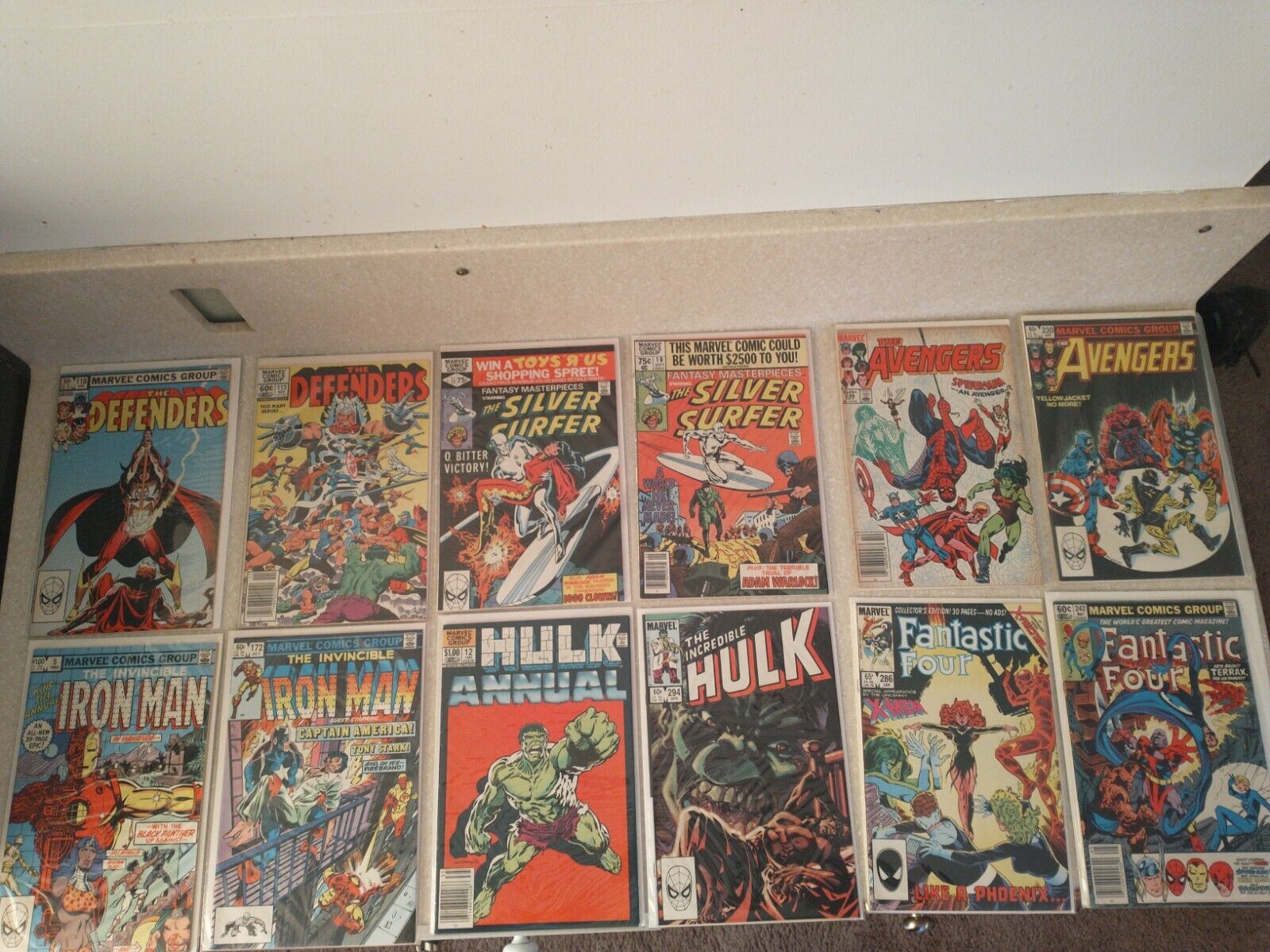 old comic 12 book lot marvel, Avengers, Spider-Man Etc