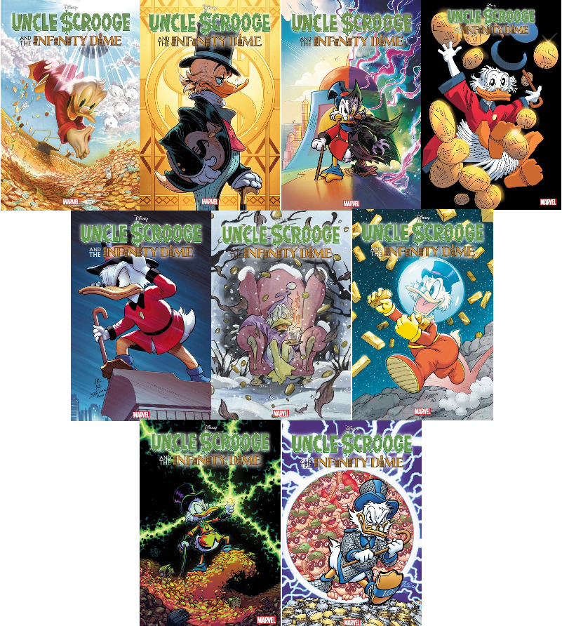 UNCLE SCROOGE AND THE INFINITY DIME #1 (9 cover set) - PRESALE 6/19/24