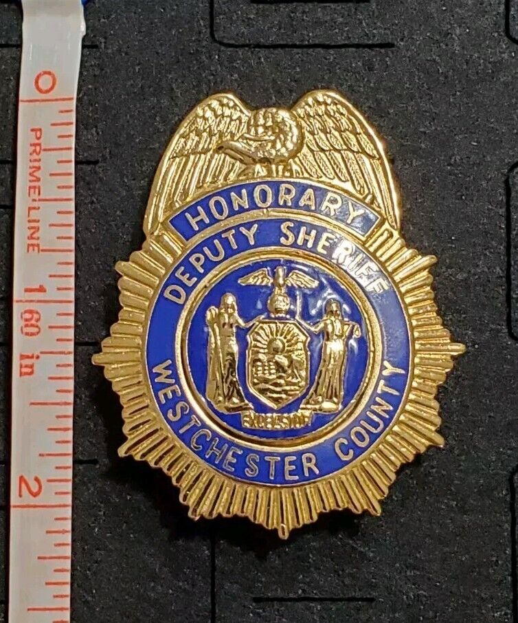 RARE Vintage Obsolete Honorary Deputy Sheriff Westchester County New York Badge