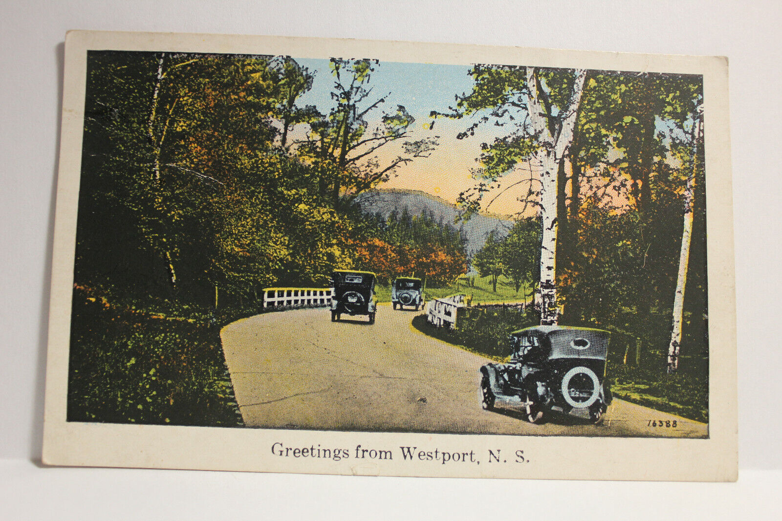 Postcard Greetings From Westport NS, With Cars, Nova Scotia
