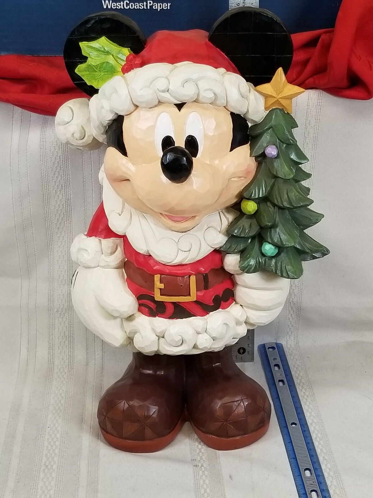 Jim Shore Disney Traditions Christmas Mickey Mouse Old St. Nick 17