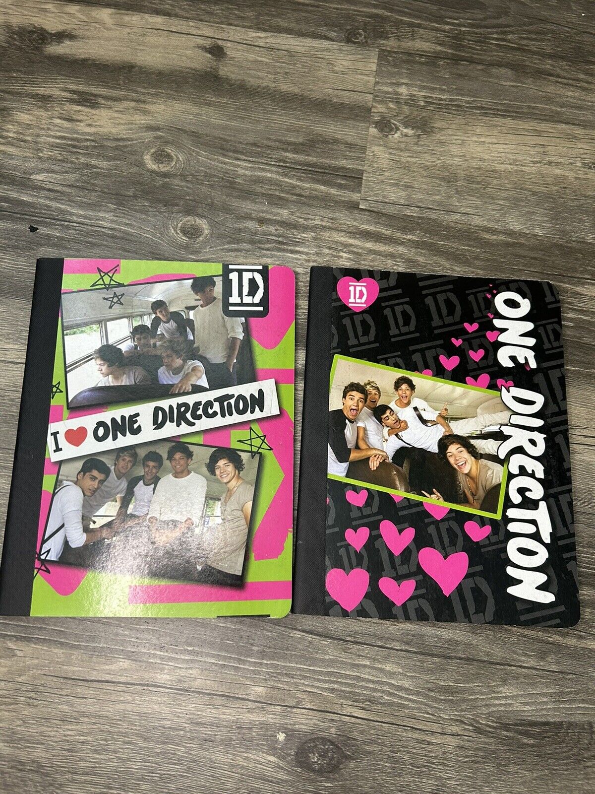 One Direction 2013 Notebooks Lot Of 2 Never Used